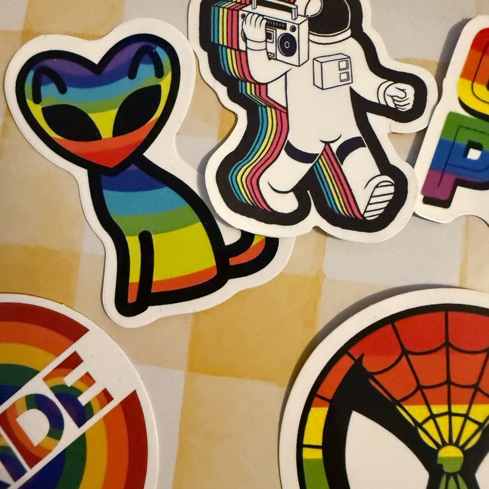Rainbow Pride Sticker Set - Picture 2 of 14